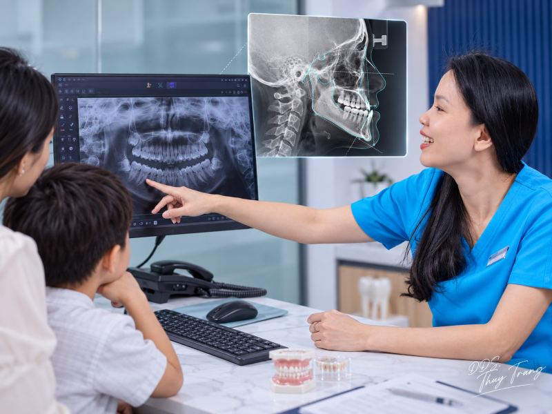 BS. Trương Thùy Trang tư vấn và phân tích phim X-quang cho trẻ có dấu hiệu móm