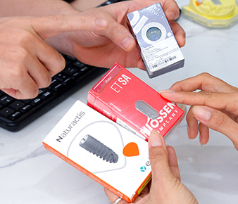 Vật liệu nha khoa chính hãng được sử dụng trong điều trị tại Peace Dentistry